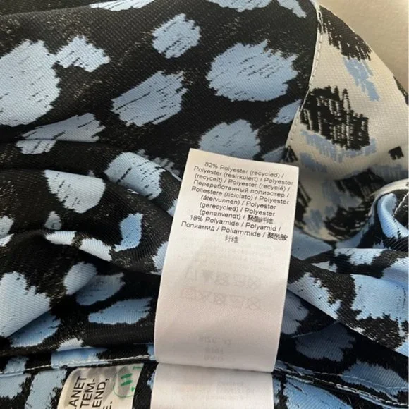 NWT GANNI leopard jacquard dress Size 42 - Picture 11 of 12